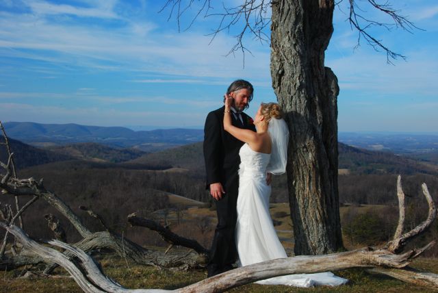 wedding on the summit of Buffalo Mountain